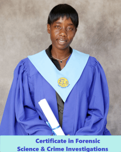 Brenda - Certificate in Forensic Science and Crime Investigation