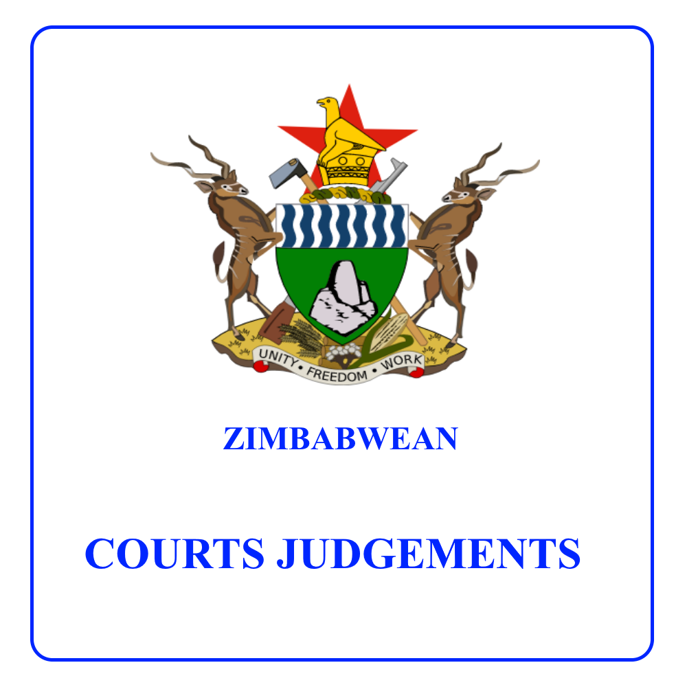 Zimbabwean Courts Judgements