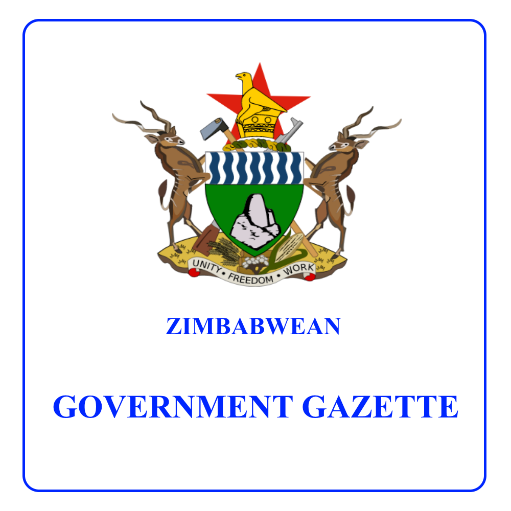 Zimbabwean Government Gazettes